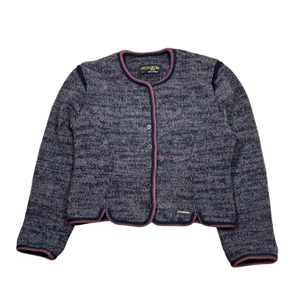 Geiger Tyrol Austrian‎ Boiled Wool Vintage Women's 40 Blazer - Picture 1 of 10